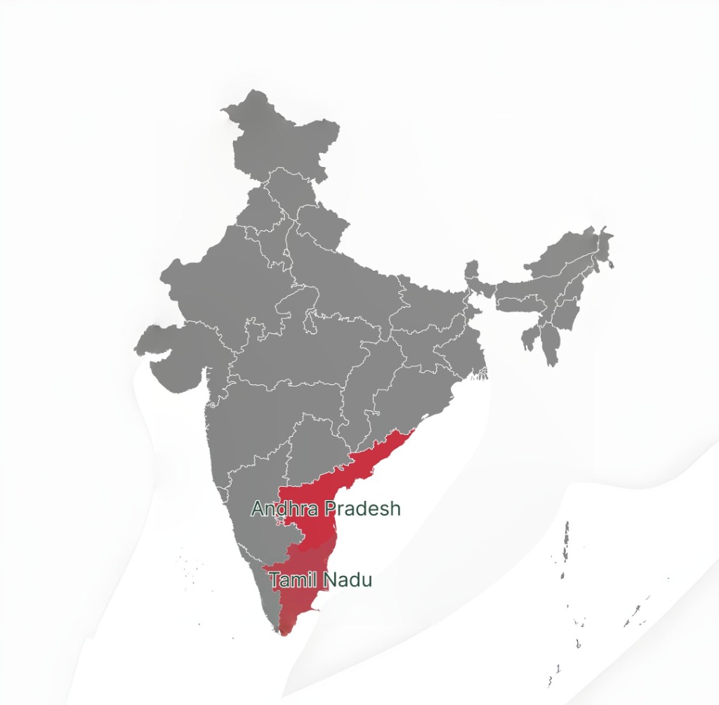 South India Map